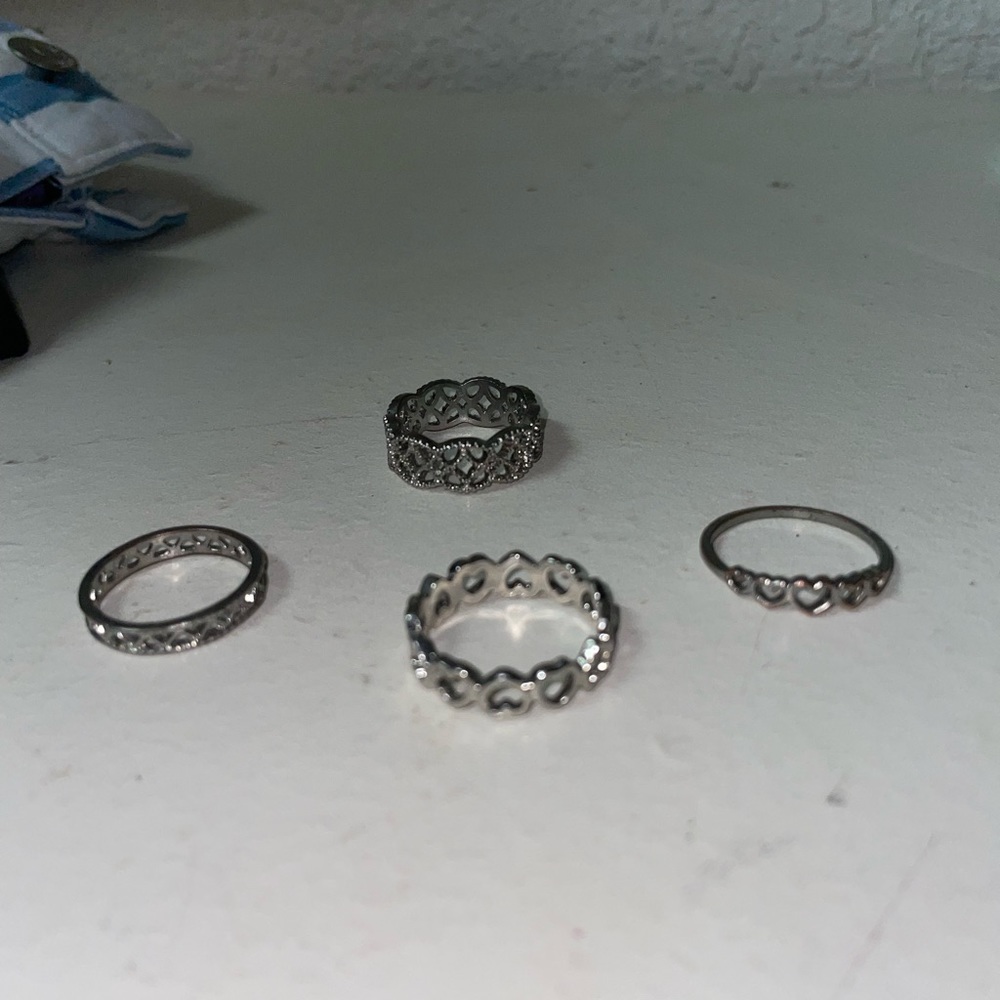 Ring silver love set from Rue 21